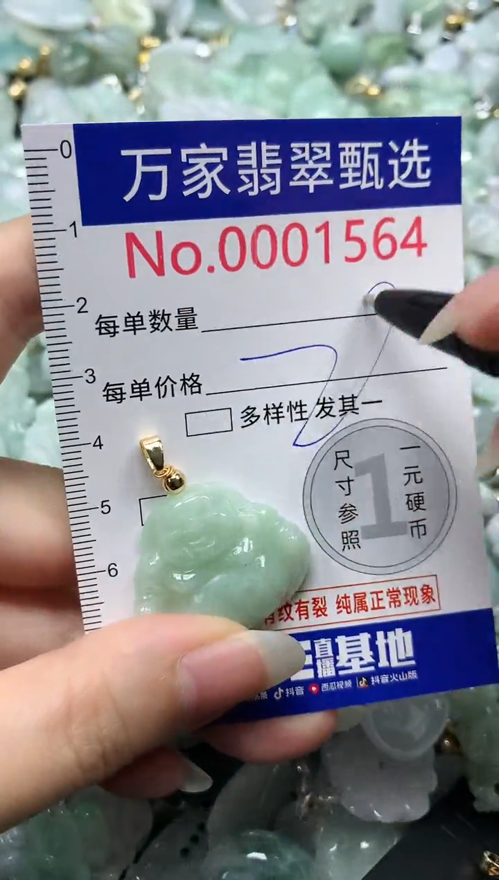 吊坠(不含链)未镶嵌翡翠1564