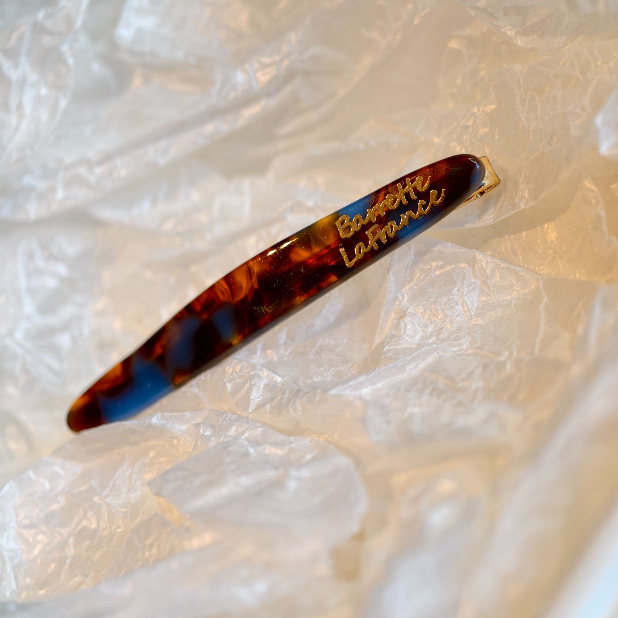 高端醋酸法式字母碎发夹侧边刘海夹子女2025新款一字夹发卡头饰春