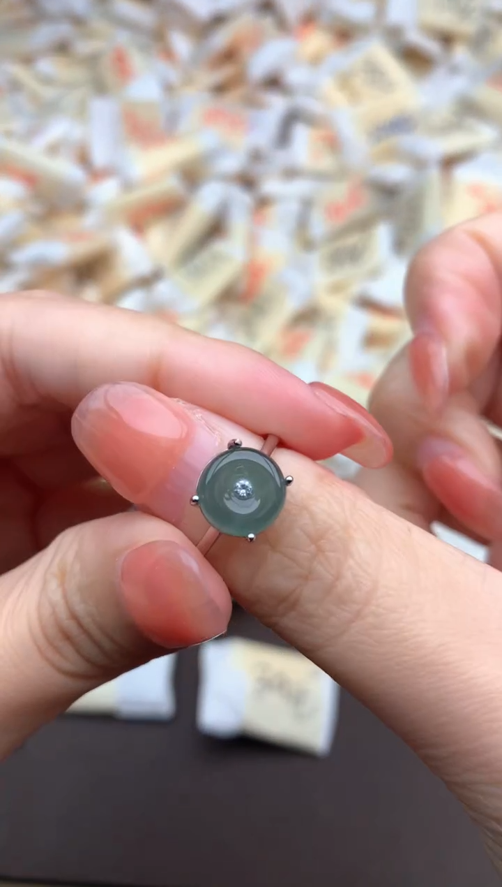 【闪购商品】翡翠挂件银S925镶嵌一