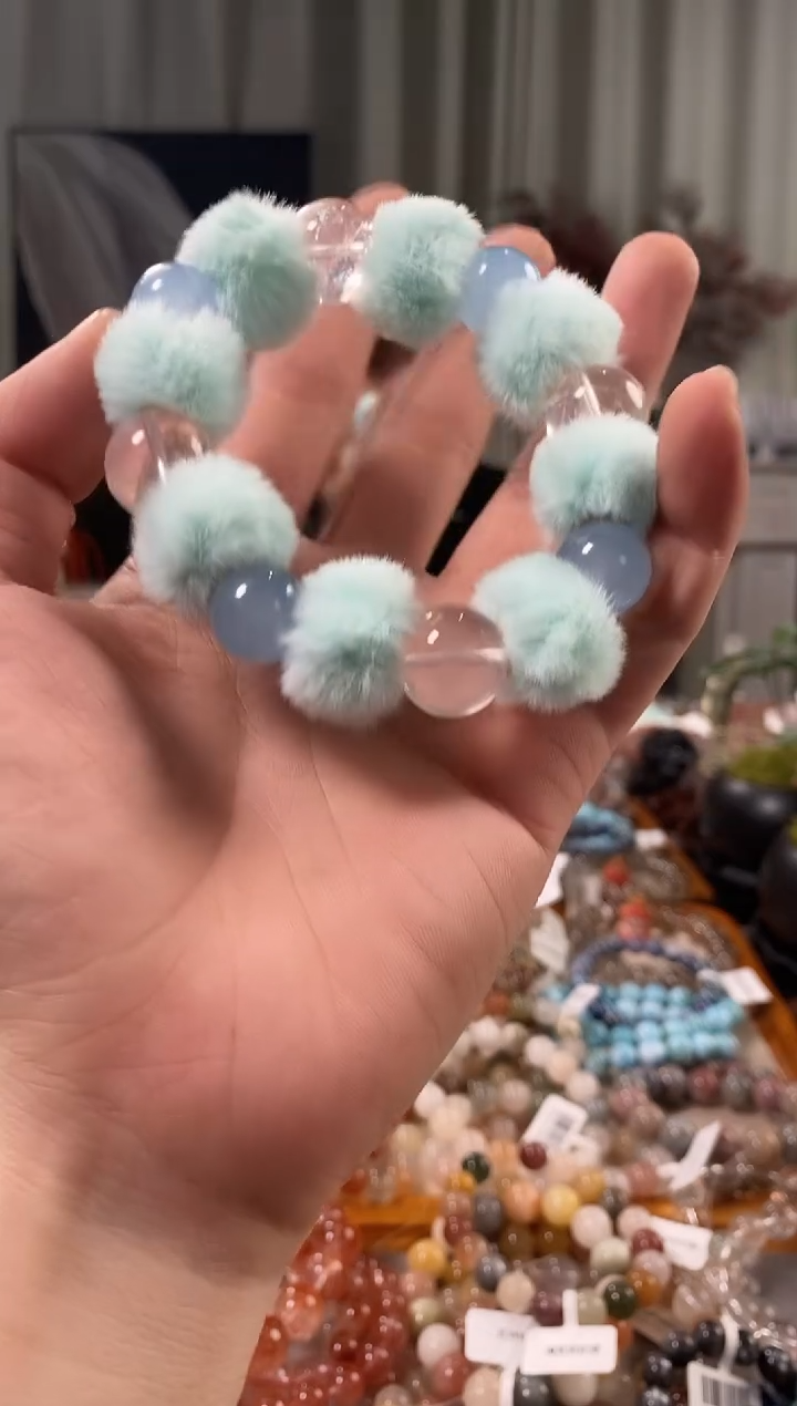 未镶嵌手链水晶海蓝宝