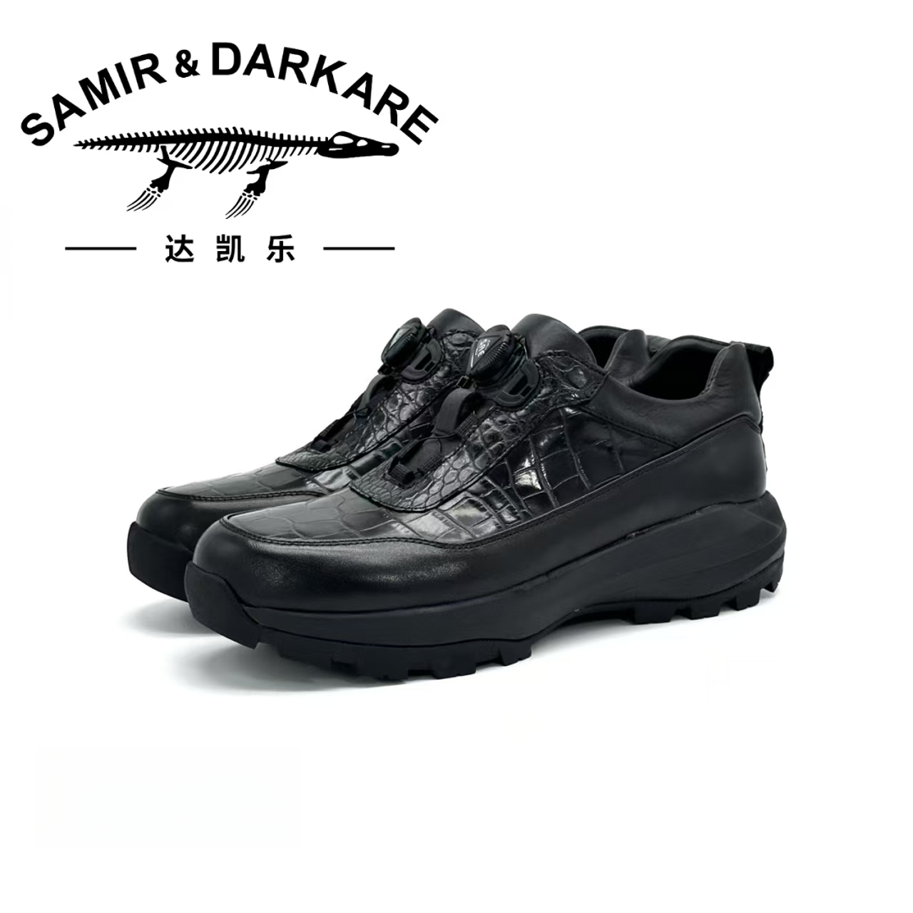 SAMIR&DARKARE/达凯乐C36时尚男士四季款鳄鱼皮轻奢皮鞋753-1