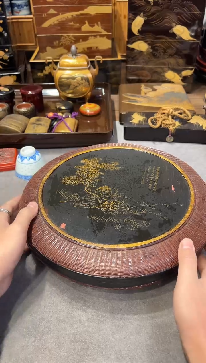 金莳绘 竹编篮子