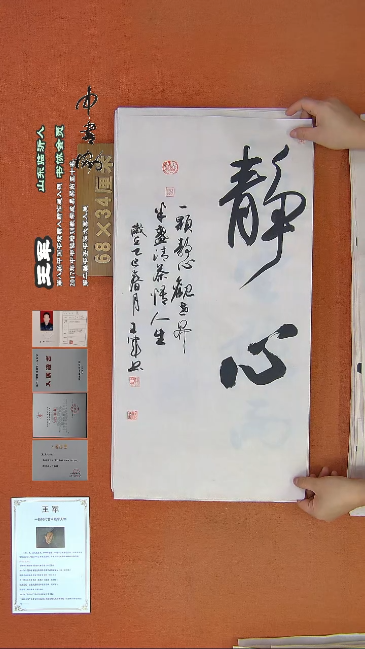 【闪购商品】书法50王军书法作品