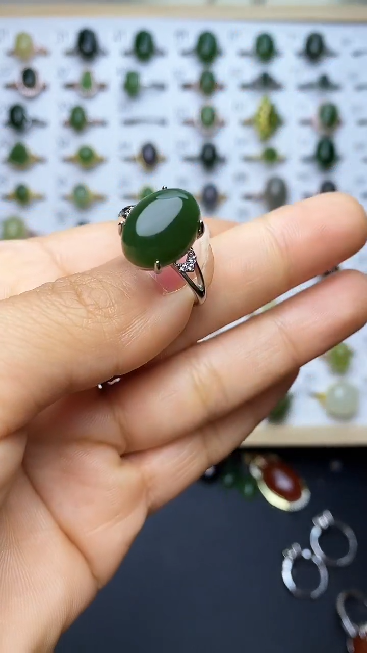 【闪购商品】和田玉戒指未镶嵌1