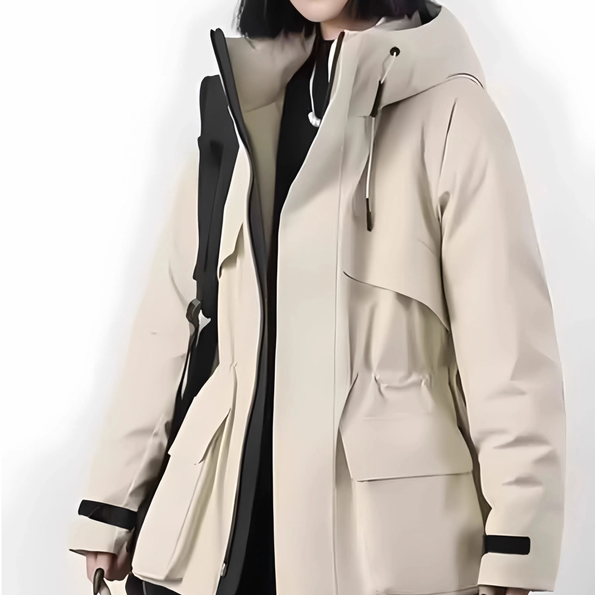 0312杨幂同款修身型常规款冬季厚款派克服运动韩版外套