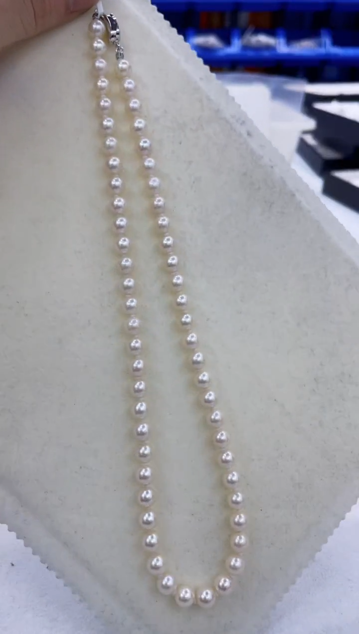 颈饰银S925镶嵌海水珍珠  