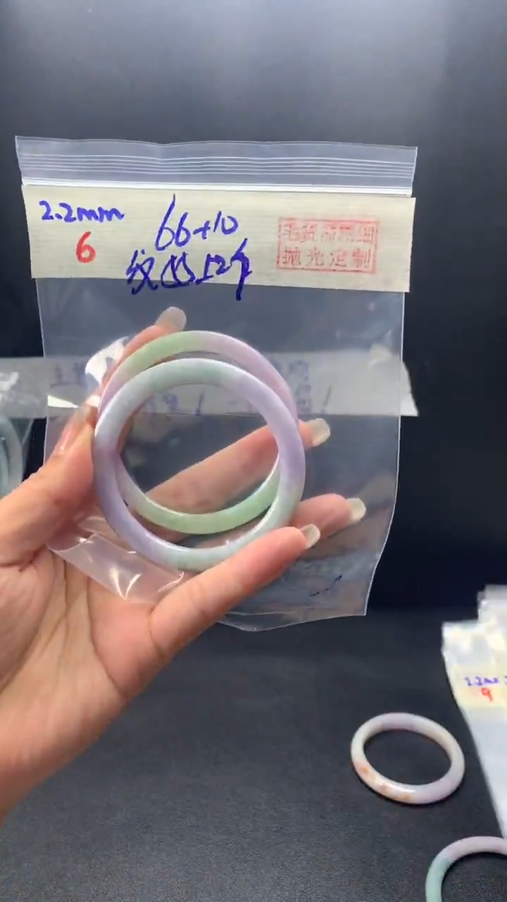 【闪购商品】定制翡翠未镶嵌6手镯55+66元+多样性拍一发一