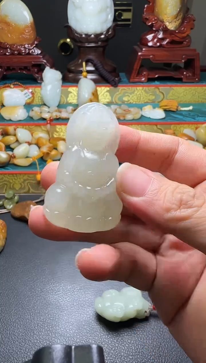 吊坠(不含链)未镶嵌和田玉和田玉吊坠1