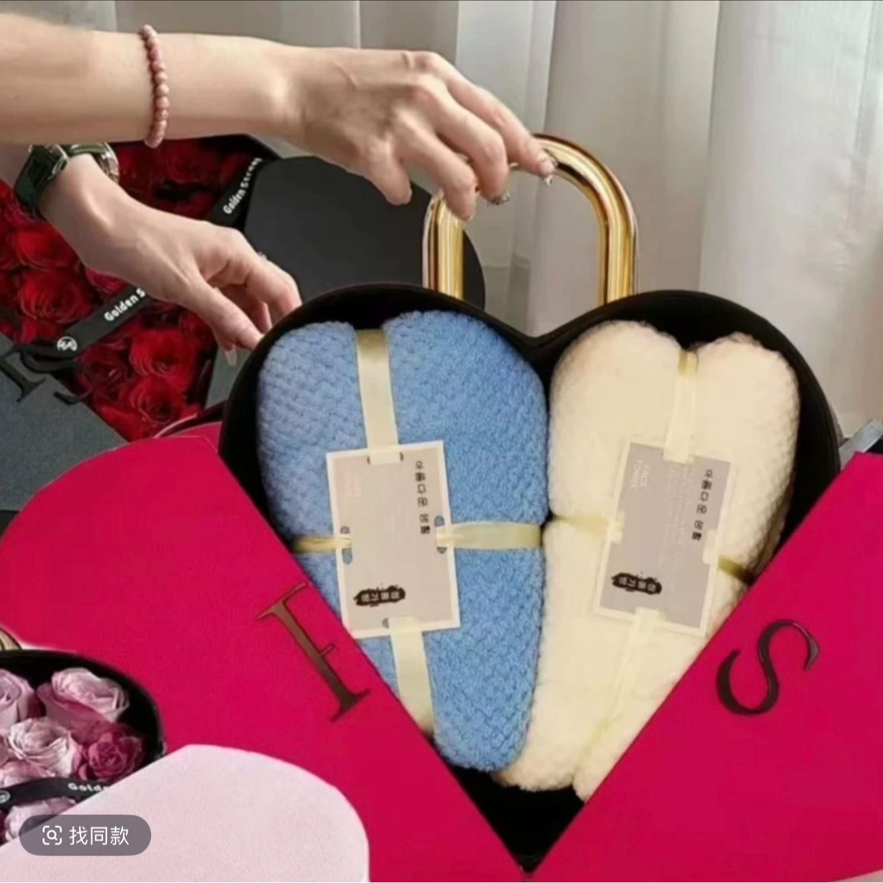 【张总甄选】家用出差珊瑚绒精品毛巾-颜色随机-1