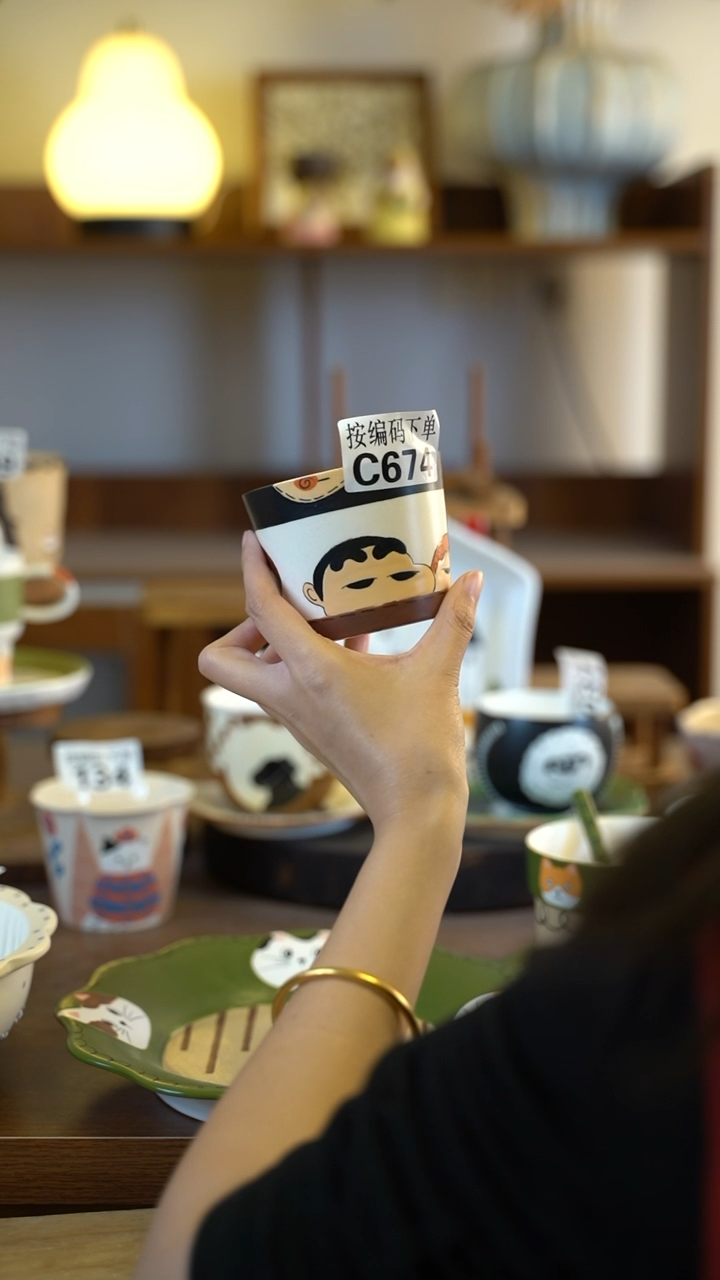 摆件陶c674 阿满屋手工手作陶瓷 