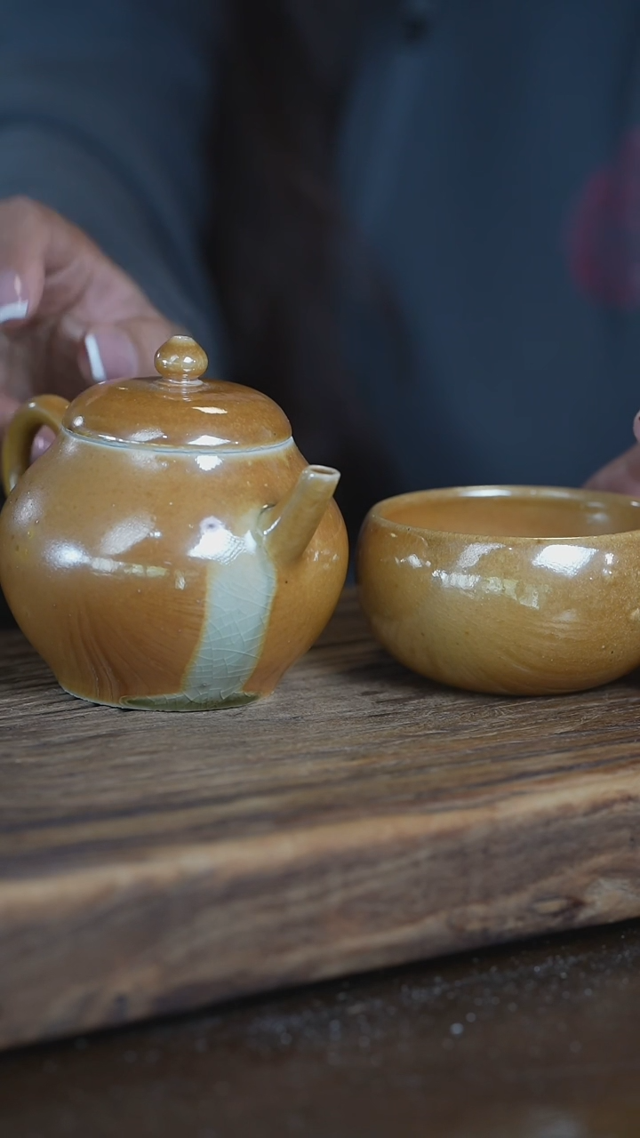 【闪购商品】浪鬼柴烧禅寂系列一壶一杯