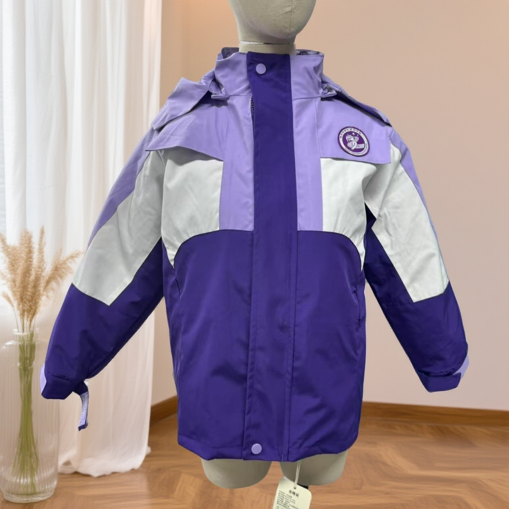 清华附小新区四中小学部新款冲锋衣加绒校服