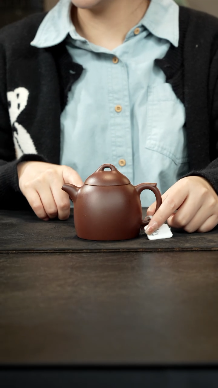 茶壶紫砂老紫泥秦权230cc