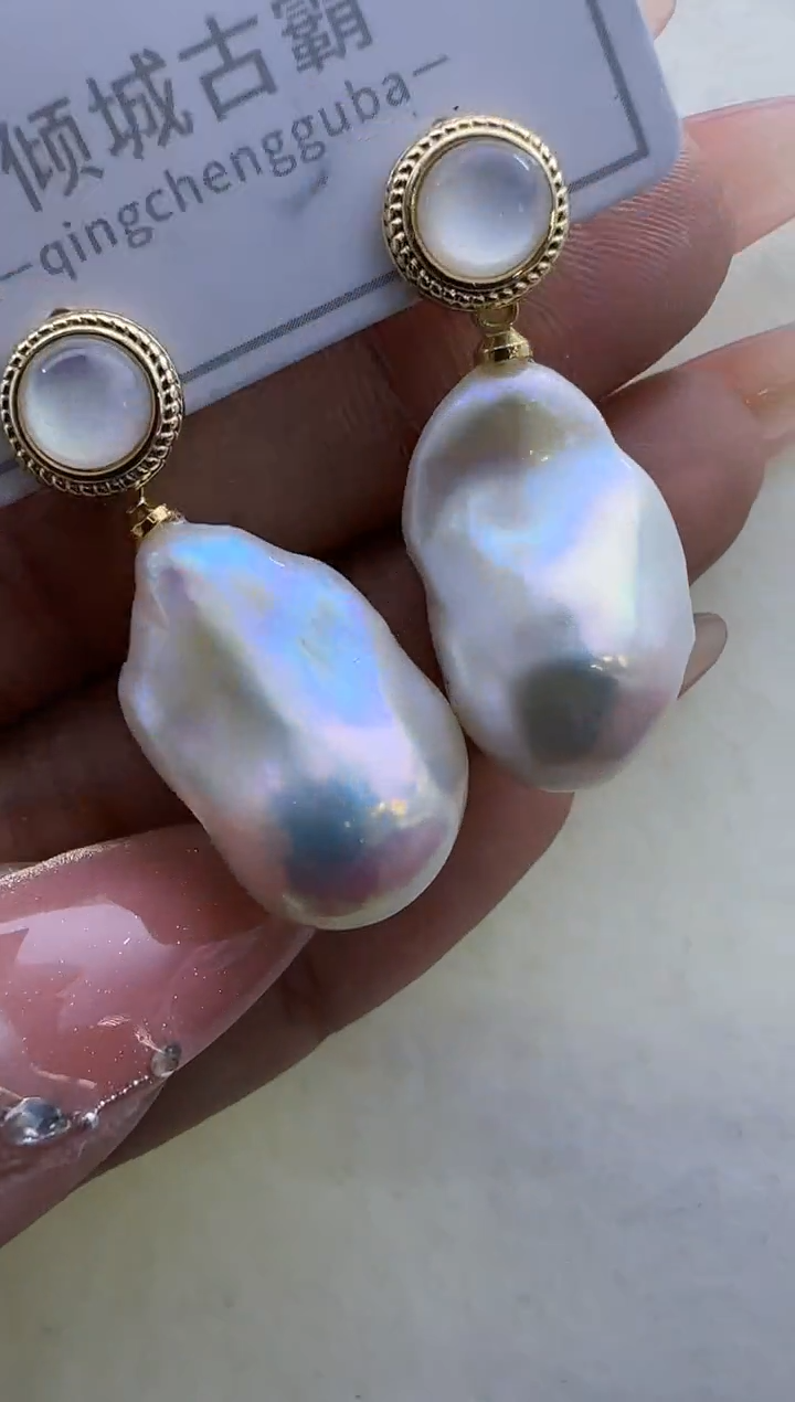 【闪购商品】淡水珍珠耳饰未镶嵌713