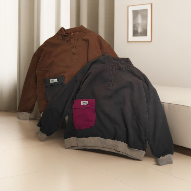 2337-2（飞儿同款）韩版卫衣秋冬长袖打底加绒加厚宽松百搭时尚