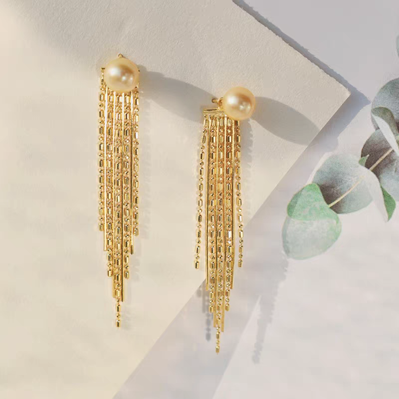 铜合金耳饰 气质轻奢百搭简约简约优雅精致网红设计师耳环F3215