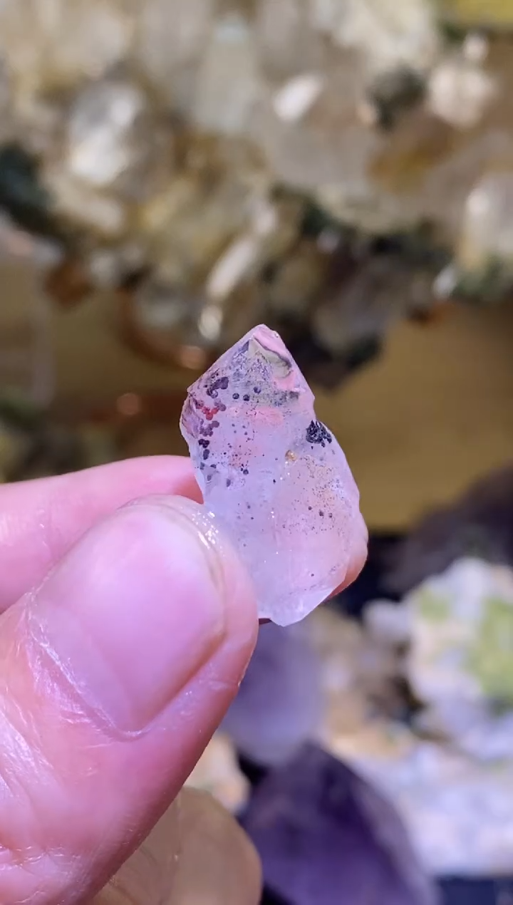 未镶嵌珠宝半成品水晶42号四川超七花园水晶原石