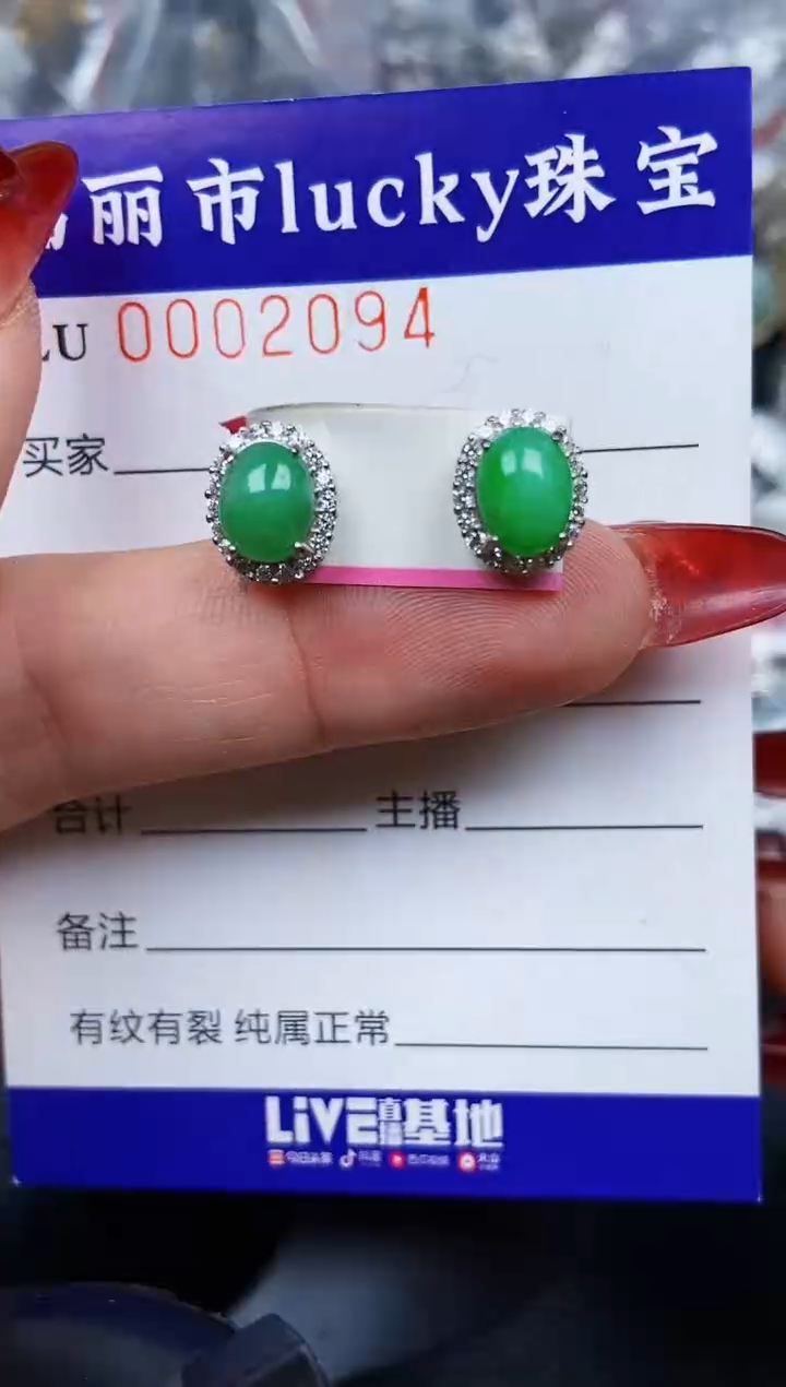 【闪购商品】翡翠颈饰银S925镶嵌2094