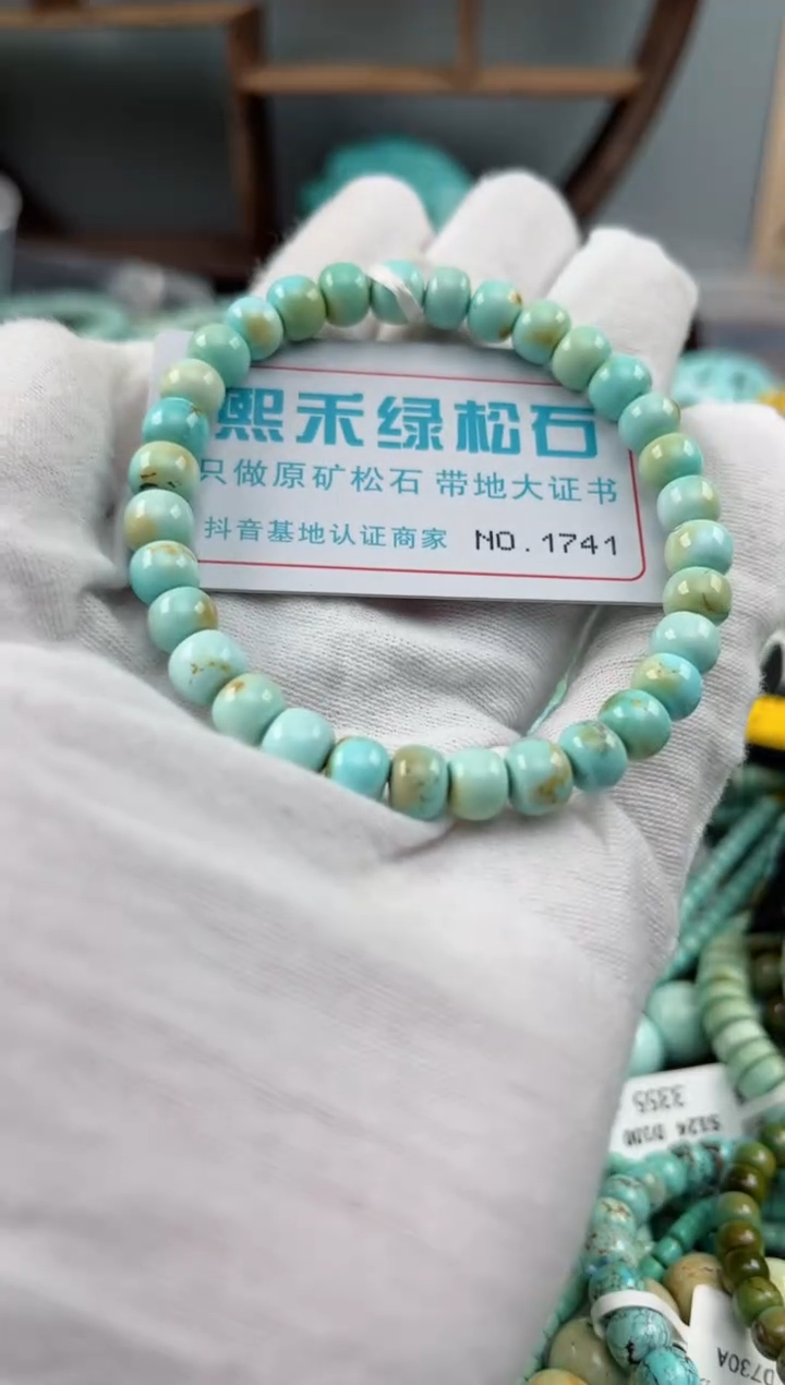 未镶嵌绿松石松石1741