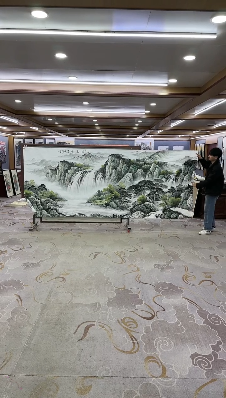 绘画Y-邵明义-大丈二-山水画