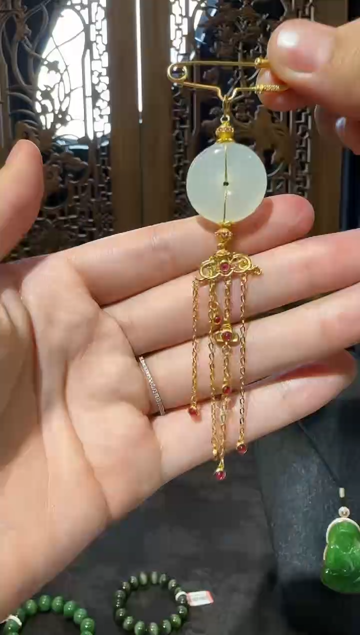 【闪购商品】和田玉吊坠未镶嵌1