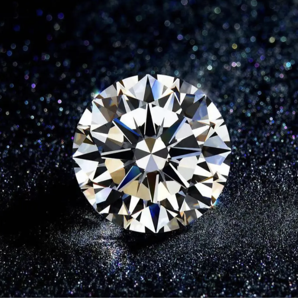    南非甄选18AU  2ct高定六爪女戒气质百搭