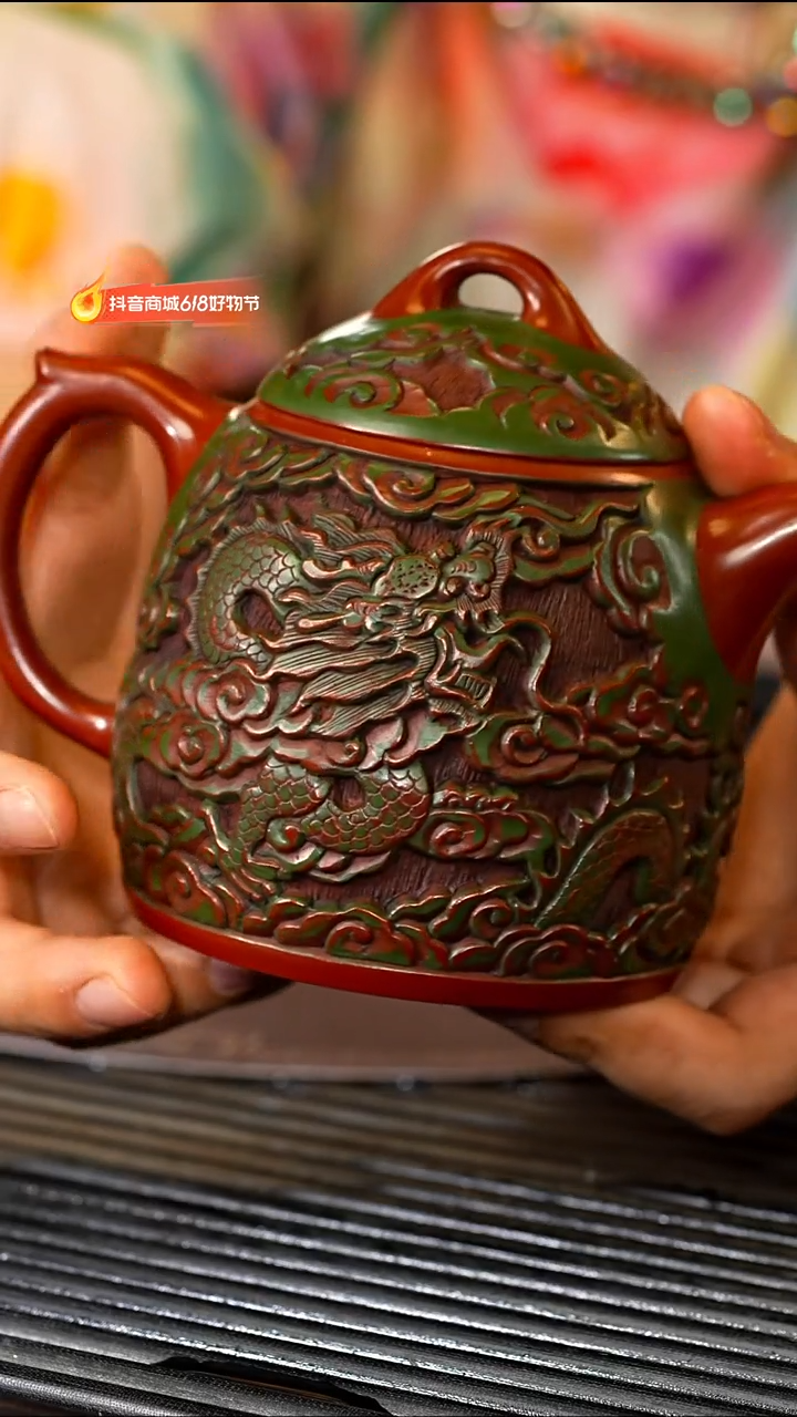 PHJ  剔红工艺 秦权   