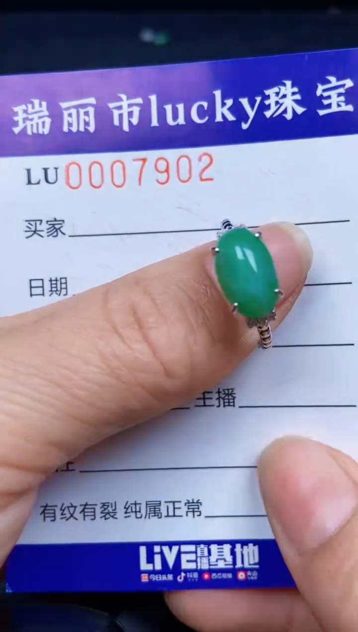 【闪购商品】翡翠颈饰银S925镶嵌7902