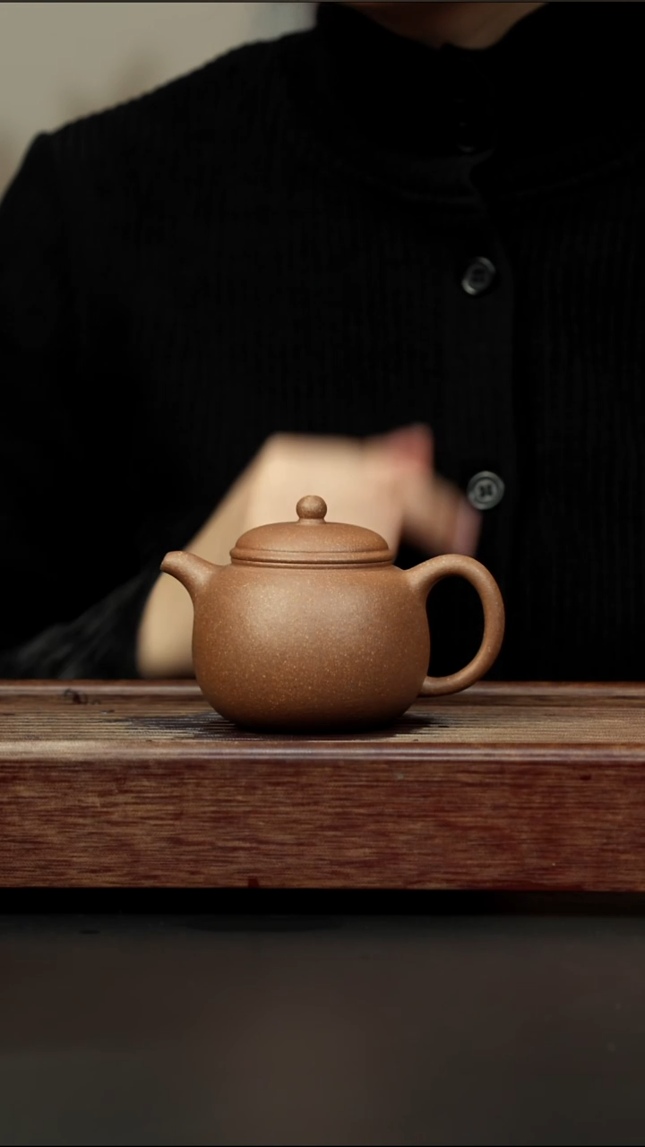 茶壶紫砂青降坡 大匏樽 220左右