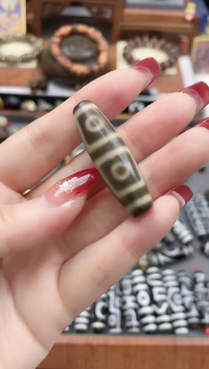 【闪购商品】玛瑙/玉髓珠珠未镶嵌地门四眼