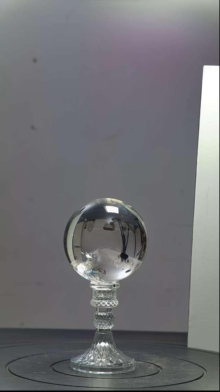 未镶嵌珠宝半成品水晶海**者白水晶球