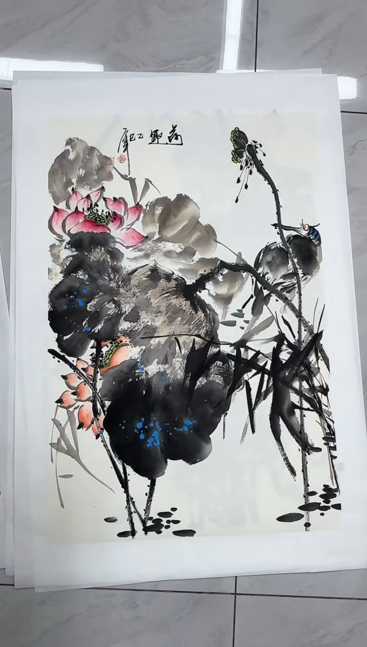 【闪购商品】纸本1花鸟画作品精品手绘
