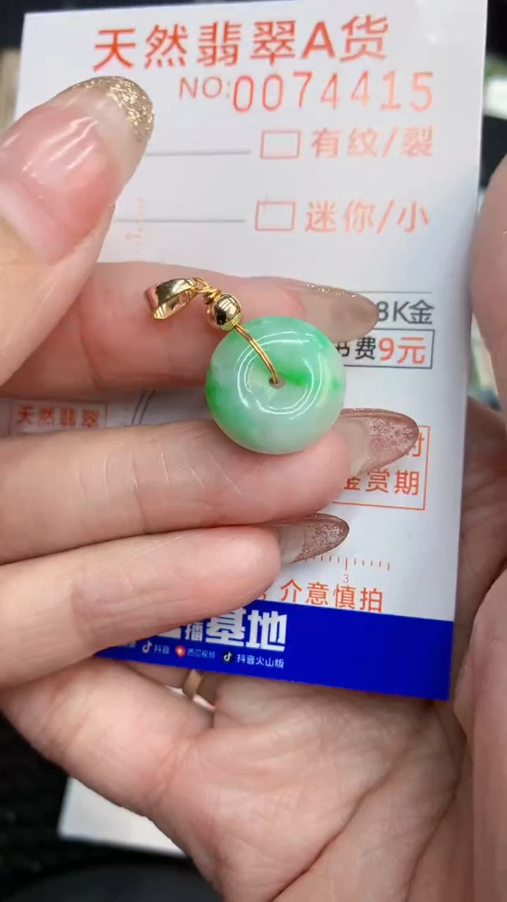 翡翠未镶嵌颈饰             8