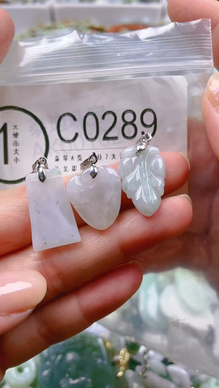 【闪购商品】翡翠颈饰未镶嵌/C/翡翠A货一图一物