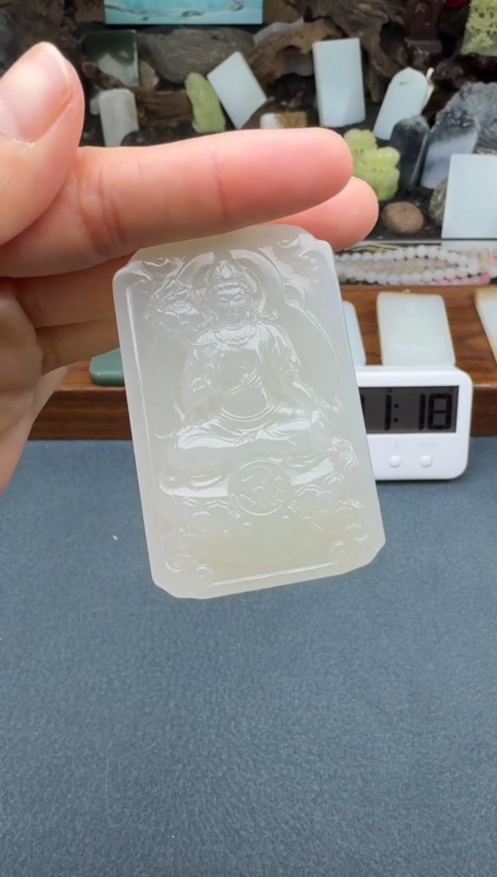 【闪购商品】和田玉颈饰未镶嵌开心