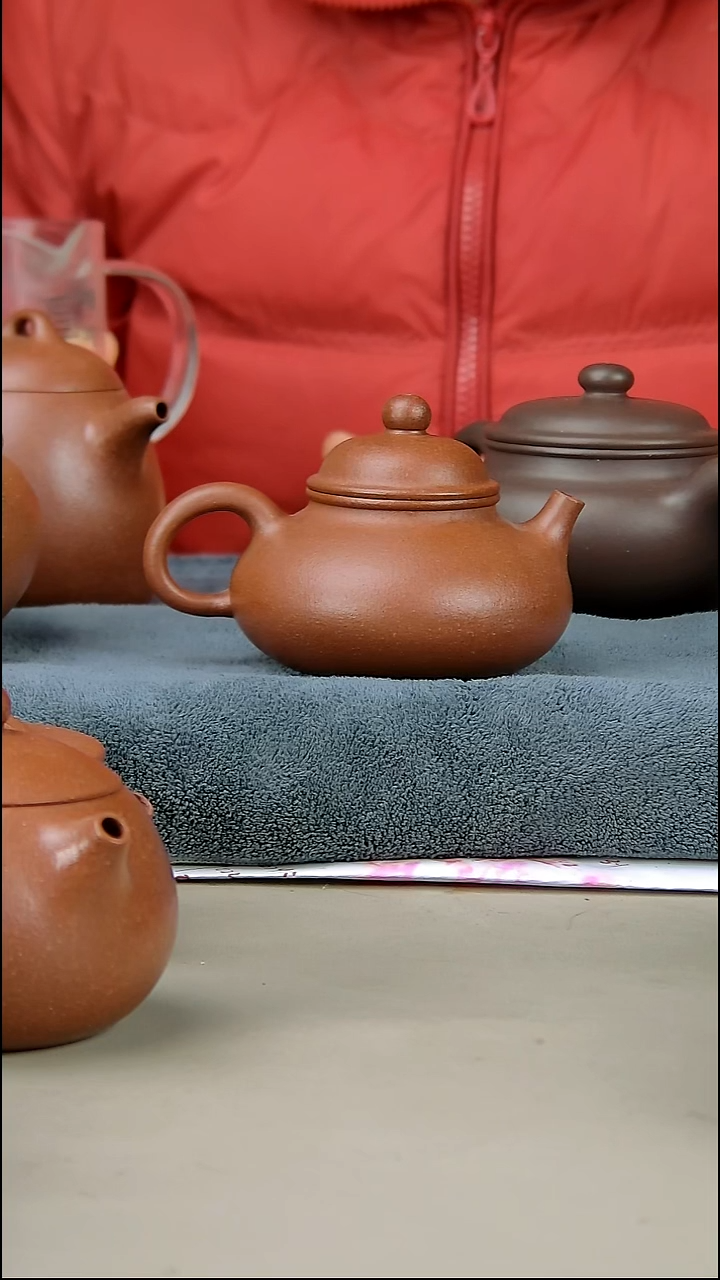 茶壶紫砂挑纯红降坡融天180cc