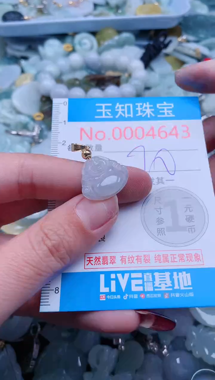 【闪购商品】翡翠吊坠(不含链)未镶嵌4643