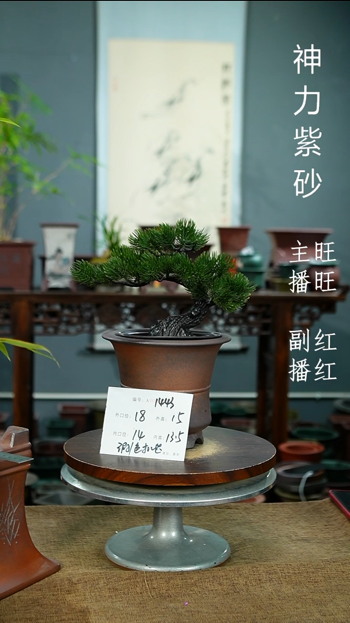 紫砂花盆1443 瑕 紫砂花盆紫砂