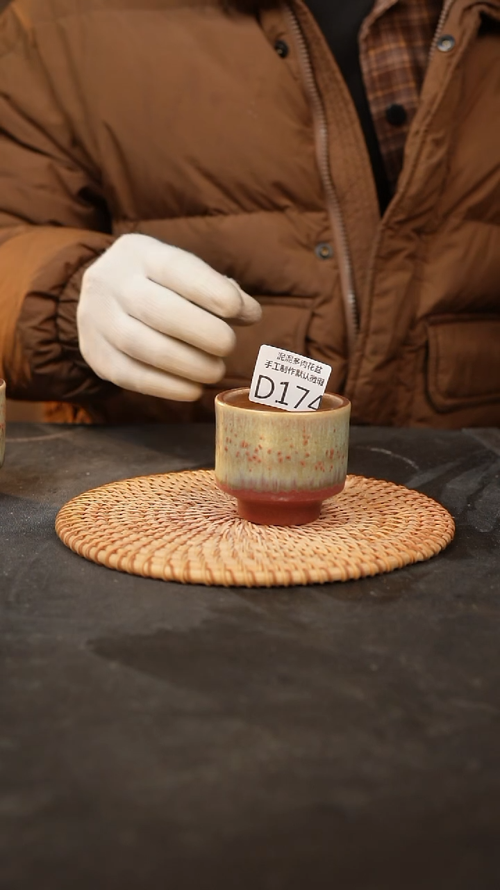 【闪购商品】瓷片174泥泥手工花盆