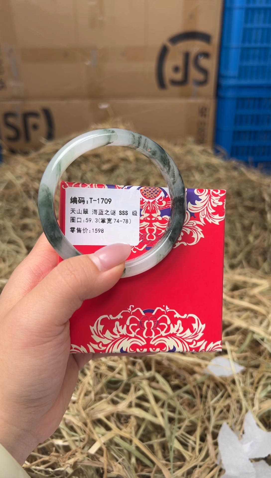 未镶嵌手镯石英质玉T-1709