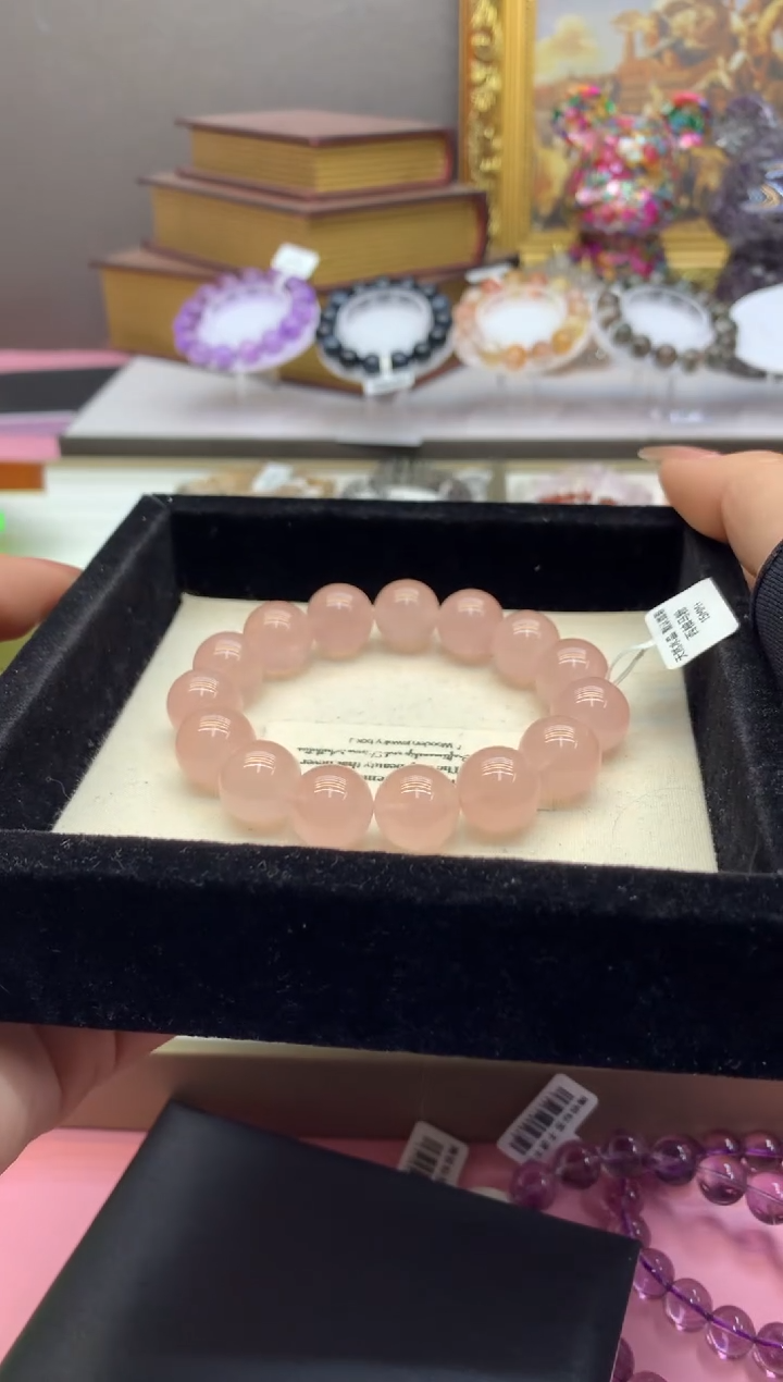【闪购商品】水晶手串未镶嵌15+西柚马粉  颜色以实物为主
