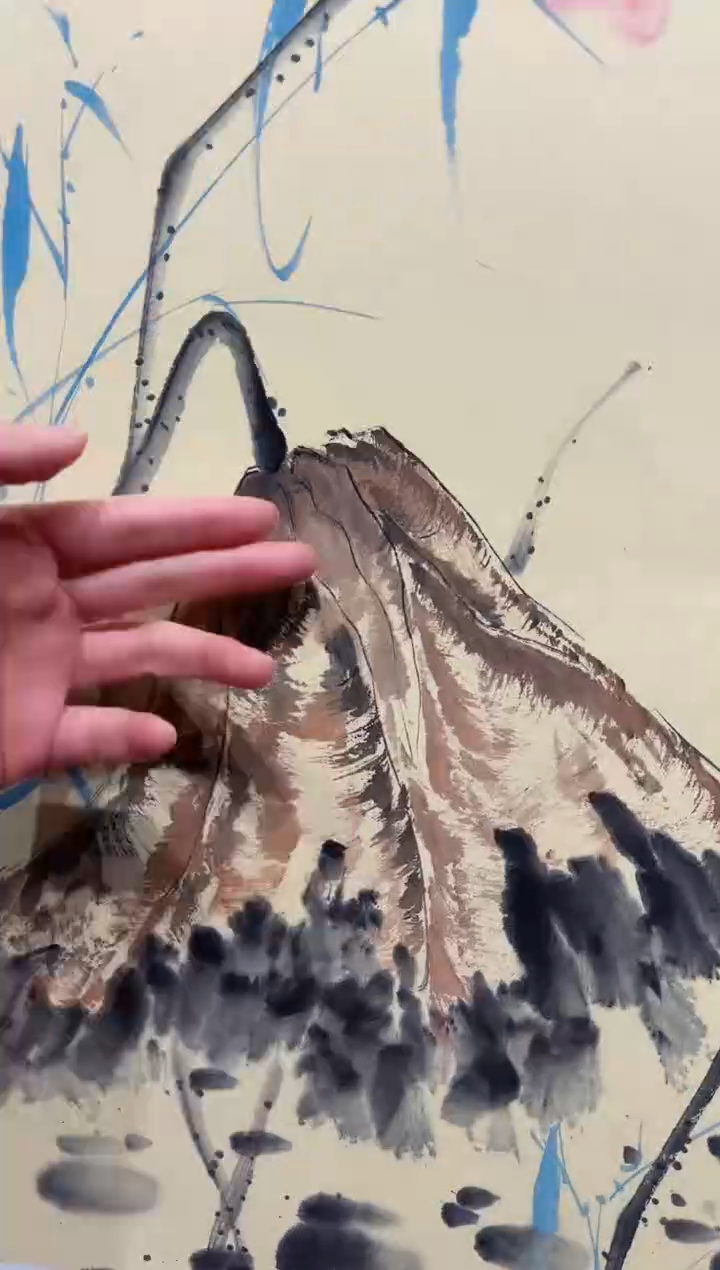 国画秦燕格国画手绘作品Y14