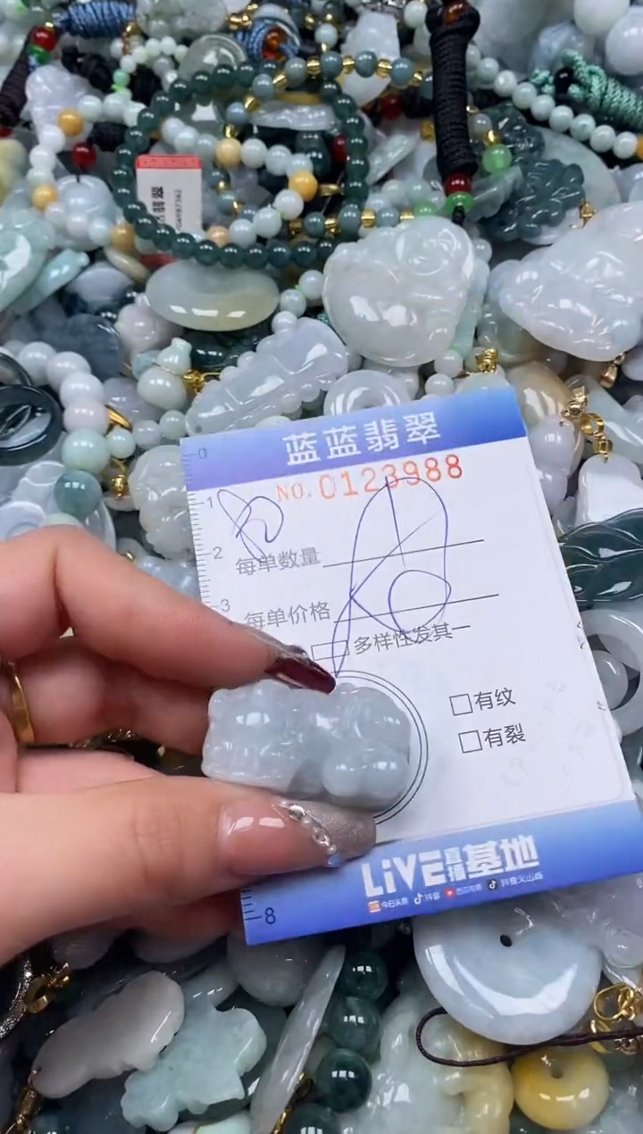 【闪购商品】翡翠颈饰未镶嵌闪购0123988多样性发其一