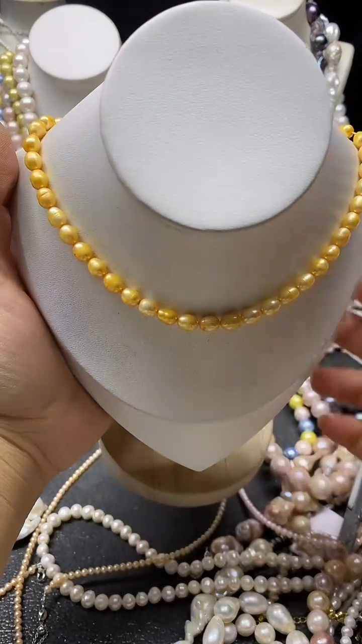 颈饰未镶嵌淡水珍珠多人