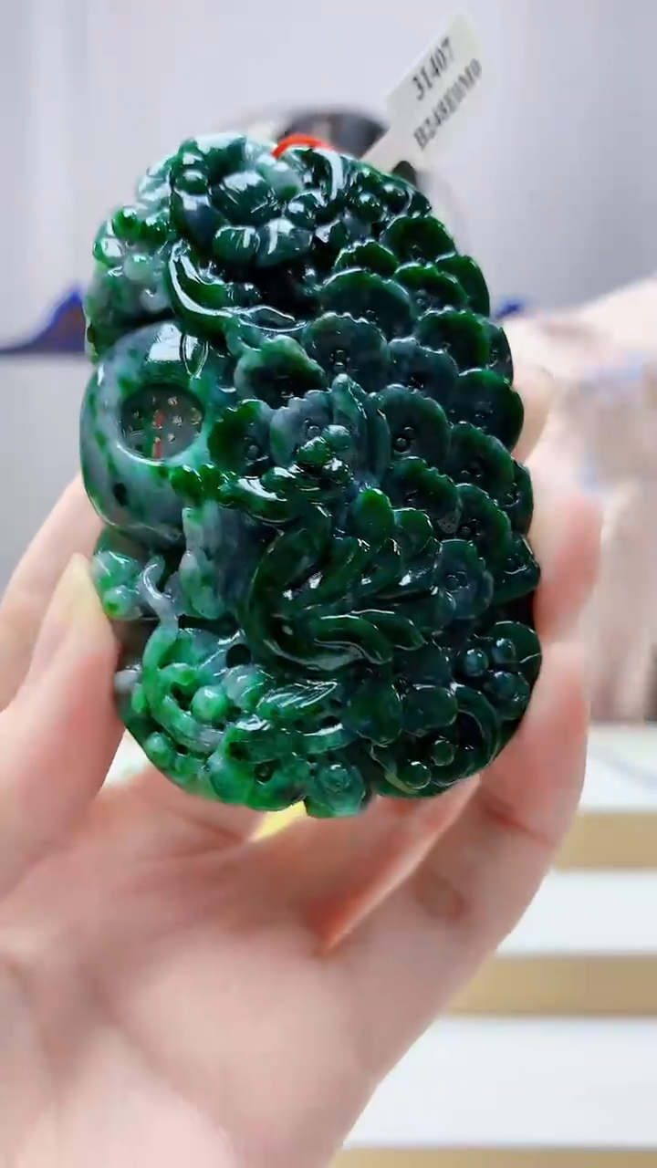 未镶嵌定制翡翠用**04812zm-毛货挂件