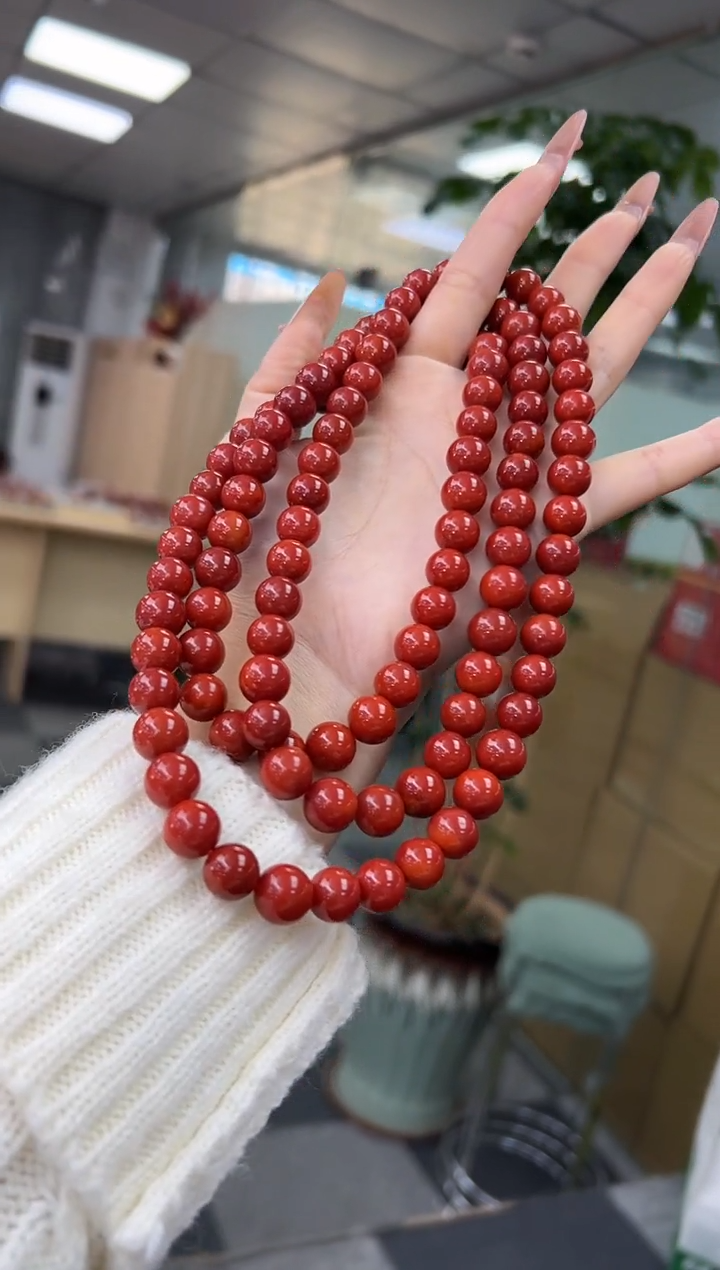 未镶嵌珠串南红玛瑙12.30-10mm（多样式发一）16830010080