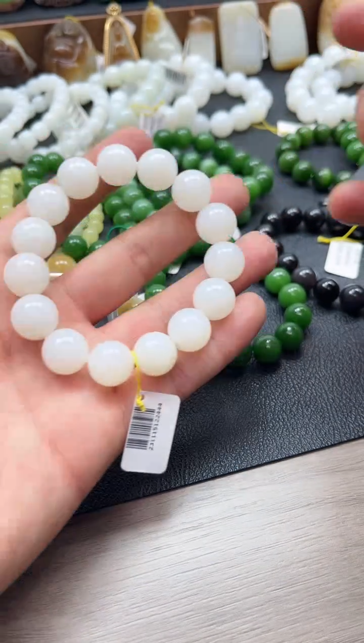 【闪购商品】和田玉手链未镶嵌白玉手串