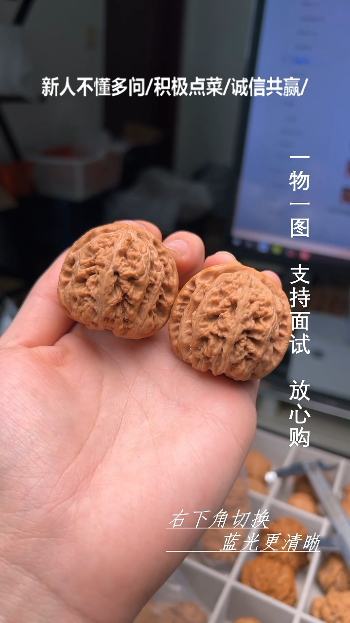 【闪购商品】文玩核桃吊坠【微修性价比】大粗筋