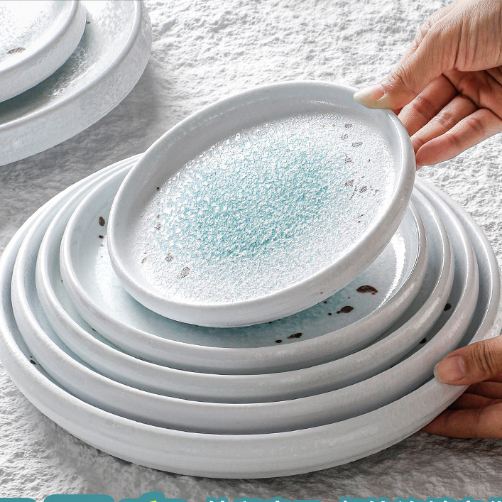 密胺餐具仿瓷盘子菜盘商用圆形餐盘火锅配菜盘饭店酒店圆盘凉菜盘