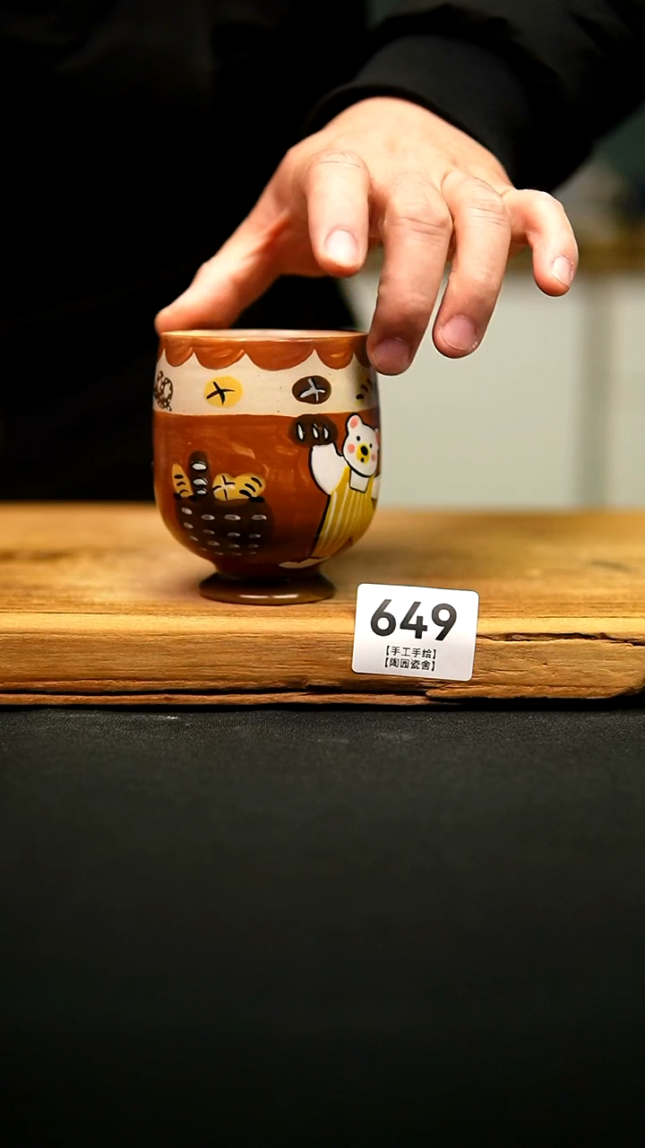 @@陶园瓷舍@@纯手工手绘@高温釉下彩